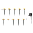 thumbnail image 2 of AMERTEER Outdoor Solar Garden Lights 3.8M 10 LED 8 Modes Multicolor Solar Powered Landscape Mushroom Fairy String Lights Waterproof Solar Stake Mushroom Lamp for Pathway Patio Front Yard, 2 of 10