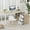 Beige, variant on Modern Computer Desk with 3 Drawers Office Writing Desk with Hutch Beige