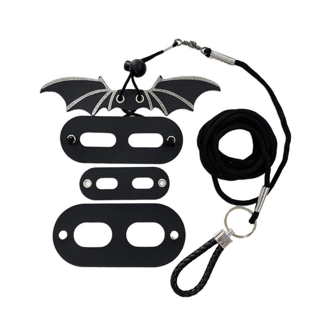 SharkTRUE Mustache Lizard Lead, Beard Lizard Cord & Harness Set - Adjustable Escape Proof Small Pets Walking Training Outdoor Travel Traction Rope, Bearded Dragon Costume Accessory