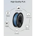 thumbnail image 3 of Geeetech Matte PLA Filament, 1.75mm Matte Blue 3D Printer Filament, 1kg Spool (2.2lbs), Dimensional Accuracy +/- 0.03 mm, Fit Most FDM Printer, 3 of 7