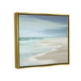 thumbnail image 2 of Stupell Industries Beach Foam Landscape Nature Photography Gold Floater Framed Art Print Wall Art, 21 x 17, 2 of 9