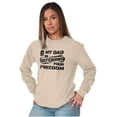 thumbnail image 3 of US Army Logo My Dad Defending Freedom Long Sleeve TShirt Men Women Brisco Brands X, 3 of 6