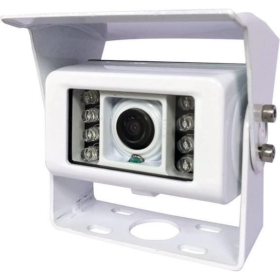 7'' Digital Marine Camera & Monitor System - RV Camera, Water-Resistant with Built-in Microphone, 150 Degree Rear View Camera (White)