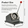 thumbnail image 4 of 50×50mm Square Refrigerator Sticker Badge Making Machine Fridge Magnet Maker Press Machine DIY, 4 of 6