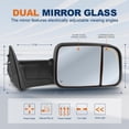 thumbnail image 3 of Espejos de remolque KUIPERAUTO para Dodge Ram 1500/2500/3500 02-09, 3 of 7