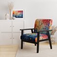 thumbnail image 2 of Designart « Euphony Abstrait Multicolore II » Fauteuil d'Appoint Rembourré Abstrait Multicolore - Fauteuil Moderne pour Salon, 2 of 7