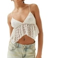 thumbnail image 2 of Lucakuins, camisolas de verano para mujer, tirantes finos, cuello en V, sin mangas, camisetas sin mangas con tirantes, Tops cortos Lucakuins  moda, 2 of 5