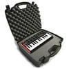 Casematix Studiocase Travel Studio Hard Case Compatible with Alesis Sr18 or Sr16 Drum Machines, 25 Key Mini Akai Professional Mpk Midi or IK iRig Keys 2 Mini and Accessories in Customizable Foam