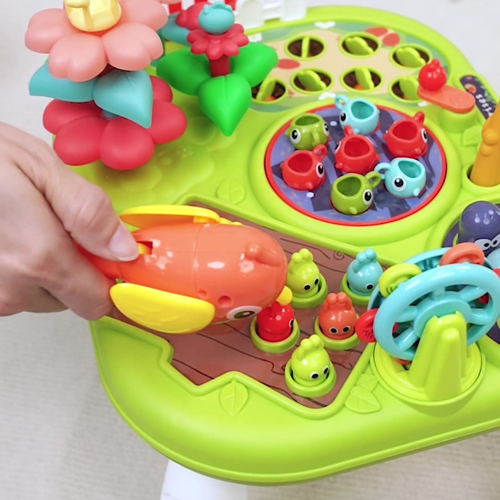 Baby Activity Table Learning Table Multifunctional Educational Game Table Toys And Baby Standing Activity Center Birthday For Toys For Babies Over 18 Months Old