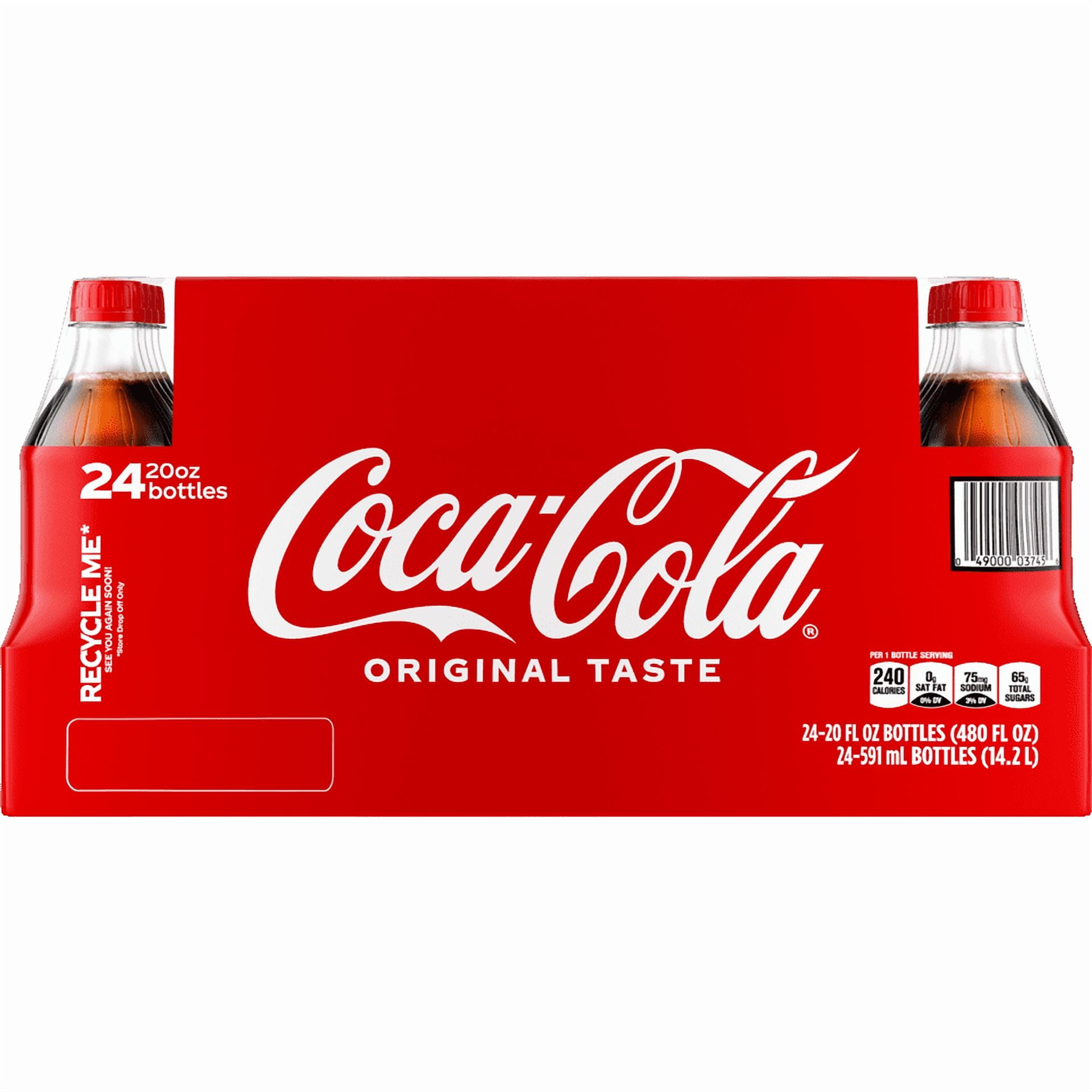 Coca Cola 20oz Pack | Soda case pack for wholesale trade - Walmart