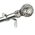 thumbnail image 5 of InStyleDesign  Silvanus 1 inch Diameter Adjustable Curtain Rod Black 28 to 48 inches N/A, 5 of 5