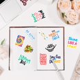 thumbnail image 5 of CHAO 50 pegatinas de texto motivadoras de estilo para botellas de agua, vasos, equipaje, monopatín, parachoques, taza de álbum de recortes, pegatina de regalo para niños, adolescentes y adultos, 5 of 5