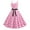 Pink, variant on Odeerbi Dresses For Women 2025 Midi Dresses Slip Dress Trendy Vintage Print Round Neck Sleeveless Erogenous Swing Dress Blue