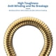 thumbnail image 3 of Shower Hose 1.5m Gold Stainless Steel Chrome Shower Hose Anti-twist Anti-explosion, 3 of 4