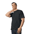 thumbnail image 5 of Gildan Ultra Cotton Tall T-Shirt, Men's Short Sleeve Crewneck Classic Shirt, Black Tee, 2XLT, 5 of 5