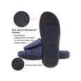 thumbnail image 5 of DL Adjustable Mens Slippers Memory Foam Open Toe House Slippers, 5 of 7