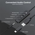 thumbnail image 4 of Auriculares MAIRDI USB con micrófono tipo C/USB/conector de 3,5 mm 3 en 1, 4 of 6