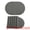 Dark Gray, variant on Unique Bargains 6pcs Oval Faux Leather Placemats Dark Gray 17.7"x11.8"