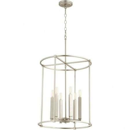 

Oakhurst Head 6 Light Entry Foyer in Soft Contemporary Style-22 inches Tall and 17.75 inches Wide-Textured Black Finish Bailey Street Home