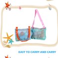 thumbnail image 3 of Bolsa De Playa De Malla Con Correas De Transporte Ajustables Bolsas De Concha De Mar Bolsa De Malla De Juguete De Playa De Gran Capacidad Bolsa De Natación De Juguetes De Arena Plegable Para Regalo De Muyoka Hogar, 3 of 7