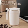 thumbnail image 3 of Taza mezcladora magnética automática, recargable, con agitador desmontable, taza mezcladora eléctrica portátil para chocolate caliente, batidos de proteínas, café y té., 3 of 8