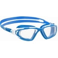 thumbnail image 2 of Antiparras de natación Cressi Vortex azul y blanco con lentes transparentes, 2 of 8