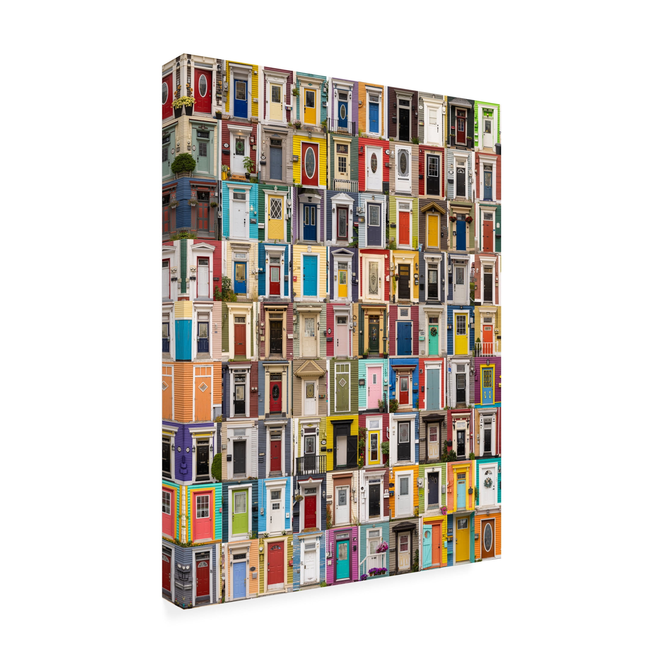 Trademark Fine Art TonyXu   Jellybean Doors Canvas Wall Art