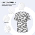 thumbnail image 5 of Rocae Snake for Breathable Men's Baseball T-Shirt Fashionable Casual Baseball Jersey, Moisture-wicking Sportswear, 5 of 9