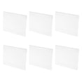 thumbnail image 1 of Soporte de señalización acrílico para montaje en pared 8.3x5.9 pulgadas soporte de señalización de plástico transparente marco acrílico, paquete de 6, 1 of 5