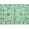 thumbnail image 1 of Ahgly Company Indoor Rectangle Oriental Light Blue Traditional Area Rugs, 7' x 9', 1 of 4