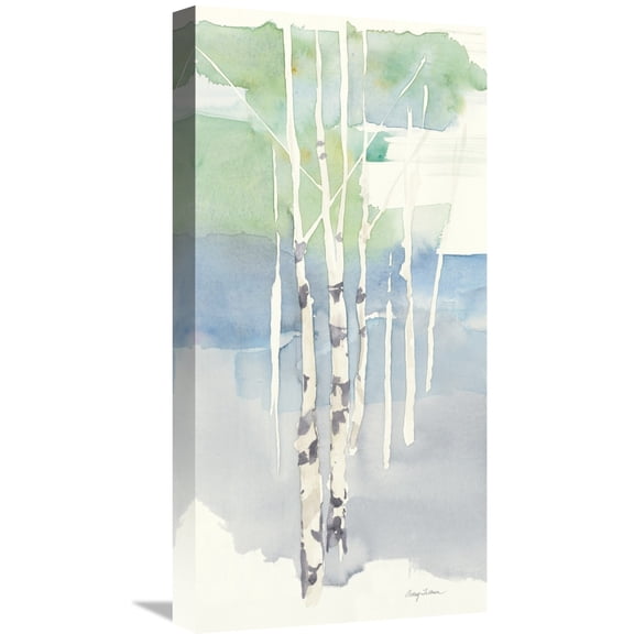 Global Gallery Avery Tillmon 'Aspens Panel I' Canvas Wall Art