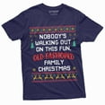 thumbnail image 4 of Mens Family Christmas Movie Inspired Funny Tee Shirt Popular Culture Old Fashioned Christmas Tee (X-Large Military Green), 4 of 6
