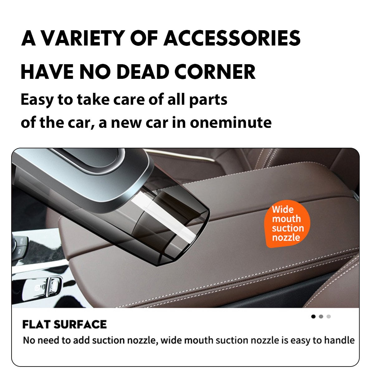 Wet Dry Dual-use Car Vacuum Cleaner Cordless Handheld Vacuum Powerful Cyclone Suction 15000Pa For Desktop Home Car 4000mAh