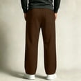 thumbnail image 6 of Iyufng Mens Wide Leg Sweatpants Drawstring Elastic Waist Full Length Loose Casual Pants with Pockets, 6 of 8