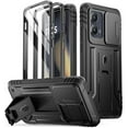 thumbnail image 1 of Poetic Revolution Case for Moto Edge 2024 [Not for 2023 Version] with Slide Camera Cover, Black, 1 of 5