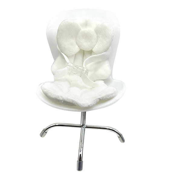 YIFAEUX Plush Doll Chair with Safety Strap Desktop Display Seat for 17cm Figures Decorative Miniature Sofa for Home Office Collection