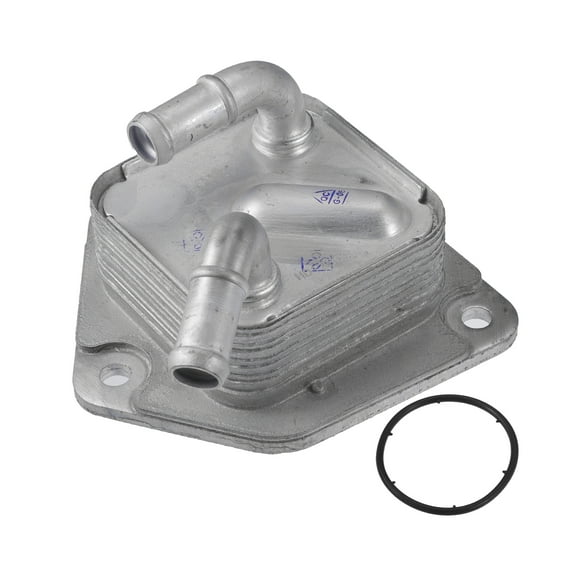 Engine Oil Cooler Kit Compatible for Honda Civic HR-V Aluminum Alloy Silver Tone with O-Ring Seal