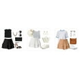 thumbnail image 3 of JWD Skorts for Women Ruffled Tiered Skirts High Waist Mini Flowy Skirts Tennis Golf Shorts Carbon L, 3 of 8