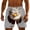 A Gray, variant on Mens Funny Cartoon Animals Print Swim Trunks Lightweight Quick Dry Beach Shorts Elastic Waist Drawstring Summer Casual Shorts Yellow XXXL