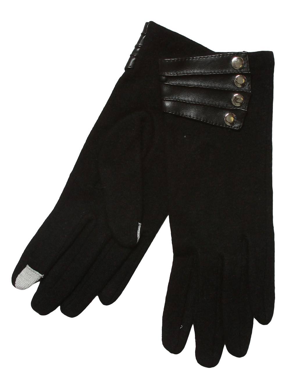 stylish black gloves