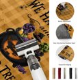thumbnail image 5 of 3'x5' Area Rugs, Orange Plaid Halloween Indoor Outdoor Area Rug for Living Room Bedroom, Pumpkins Spooky Candy Polka Dot Washable Bathroom Rugs Kitchen Floor Carpet Mats Home Decor Aesthetic, 5 of 8