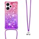thumbnail image 3 of Funda para Xiaomi Redmi Note 13 Pro Plus 5G Brillantina Líquida Divertida Reluciente y con Cristales en Movimiento Cuerpo Cruzado con Cordón Ajustable, 3 of 5