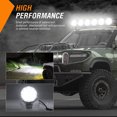 thumbnail image 5 of AUTOXBERT 2x Led Work Light Flood SPOT Lights for Truck off Road Tractor ATV Round 48W 4inch 14pcs-SMD LEDs Diecast ABS housing, 5 of 8