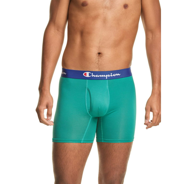 Champion Men's Lightweight & Breathable Stretch Boxer Brief, 3 Pack