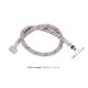 thumbnail image 4 of Conector de grifo de cocina y baño largo de 2 piezas, manguera trenzada de suministro, conector flexible para fregadero de cocina, extensión de línea de suministro de agua trenzada de acero inoxidable, 4 of 7