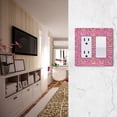 thumbnail image 5 of Yayeee Rocker Switch Wall Plate 1-Gang 4.6"x2.9" Home Decorative Outlet Cover, Pink Doughnuts, 5 of 6