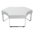 thumbnail image 1 of Meetup Lounge Module with Chrome Legs in White Dillon Fabric, 1 of 2