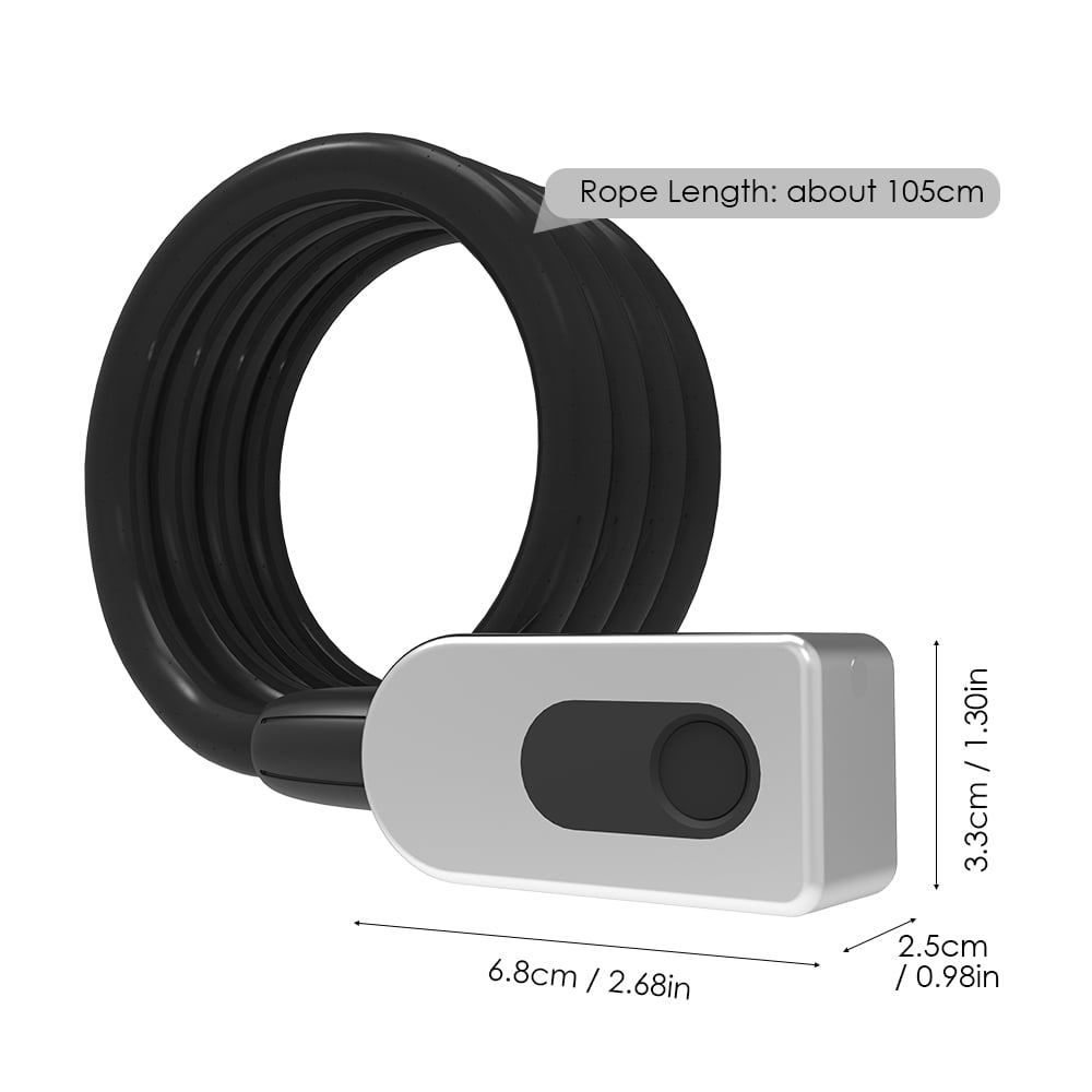 fingerprint bicycle lock