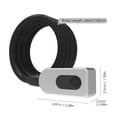 thumbnail image 3 of GQ10F Fingerprint Bike Lock 20 Sets Fingerprint Unlock USB Rechargeable Smart Keyless Fingerprint Lock IP65 Waterproof -Theft Bicycle Lock Cable Locks for Bike Motorcycle Door Fence, 3 of 7