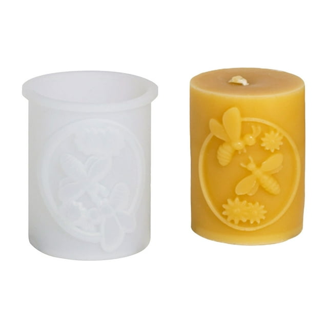 Qiweii Bee Hive Shaped Silicone Candle Mold,Creative Mould for DIY Candle Making and Home Craft Project